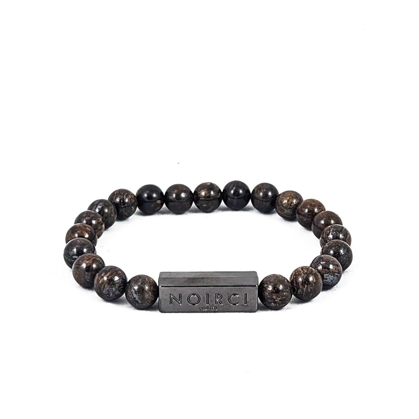 Bronzite Beaded Bracelet